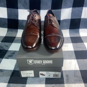 Stacy Adams Mens Raiden Captoe Oxford 